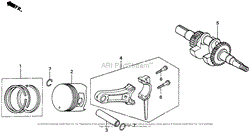 CRANKSHAFT + PISTON