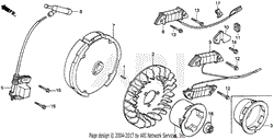 FLYWHEEL + IGNITION COIL