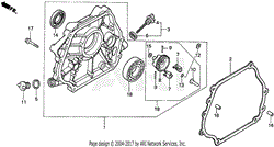 HS80 CRANKCASE COVER K-K1