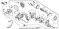 HS80 STARTER MOTOR (1171449-) K-K1