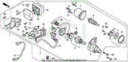 HS80 STARTER MOTOR K-K1