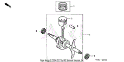 CRANKSHAFT + PISTON