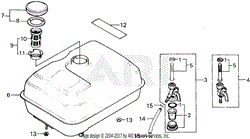 FUEL TANK + FUEL VALVE