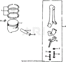 WT20/30 PISTON + CONNECTING ROD