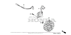 FLYWHEEL + IGNITION COIL (WX10K1)