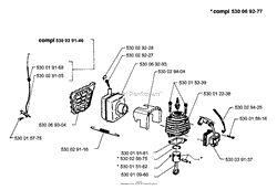 Piston / Cylinder &amp; Muffler &amp; Ignition