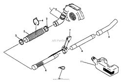 Blower Tubes &amp; Fuel Tank