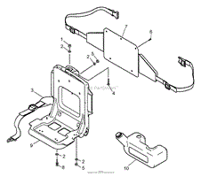 Backpack Frame / Fuel Tank