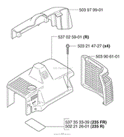 Top Cover / Muffler Cover