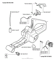 Fuel Tank/Rear Handle