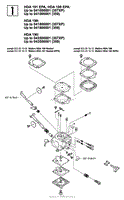 Variations - Carburetor Parts