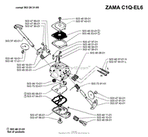 Carburetor Parts (ZAMA C1Q-EL6)