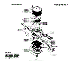 Carburetor Parts (Walbro WS 17 A)