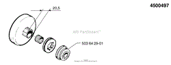 Worm Gear Up To S/N 4500497