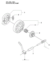 Clutch &amp; Oil Pump