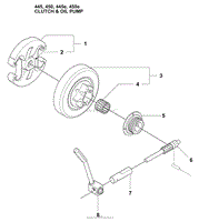 Clutch &amp; Oil Pump