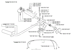 245RX Throttle / Handle