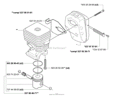 Piston / Cylinder / Muffler