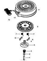 Rewind Starter (590732)