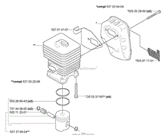 Piston/Cylinder&amp;Muffler