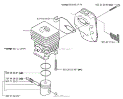 Piston / Cylinder &amp; Muffler