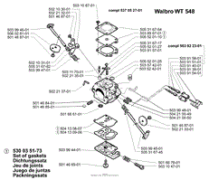 Carburetor Walbro WT 548