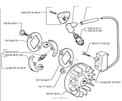Husqvarna 325 RX (106 25 68-62) (1999-03) Parts Diagram for