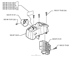 Husqvarna 325 RX (106 25 68-62) (1999-03) Parts Diagram for