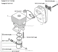 Piston/ Cylinder and Muffler