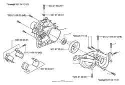 Husqvarna 325 P4 X-Series (2002-05) Parts Diagram for Starter