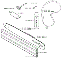Husqvarna 326 P5X (2004-06) Parts Diagram for *Accessories Husqvarna 326 P5X (2004-06) Parts Diagram for *Accessories