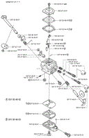 Husqvarna 326 P5X (2004-06) Parts Diagram for Carburetor Parts