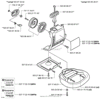 Husqvarna 326 P5X (2004-06) Parts Diagram for Carburetor Parts