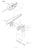 Belt Guard / Belt and Pulley / Bearing Housing