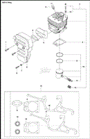 Cylinder, Piston &amp; Muffler