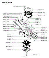 Carburetor Parts (Walbro HDA-86 B)