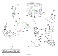 Engine / Clutch / Fuel Tank