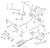 Brake / Rear Mower Lift Assembly