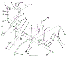 Mower Lift Lever