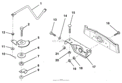 Sector Gear / Axle Support