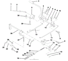 Brake/Rear Mower Assembly