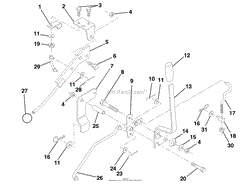 Mower Lift Lever