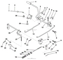 Brake/Rear Mower Lift Assembly