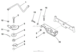 Sector Gear/Axle Support