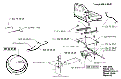 Husqvarna Rider Proflex 18 (2001-01) Parts Diagrams