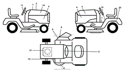 Husqvarna YTH 18542 (917.279060) (960130002) (2005-03) Parts