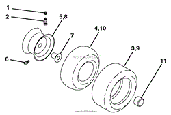 Husqvarna YTH 18542 (917.279060) (960130002) (2005-03) Parts
