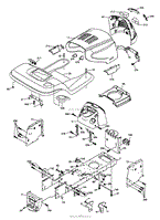 Husqvarna YTH 22 V 42 LS (96043008700) (2009-12) Parts