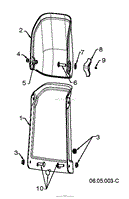 CONTROL PANEL DISCHARGE CHUTE