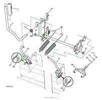 MOWER LIFT LEVER